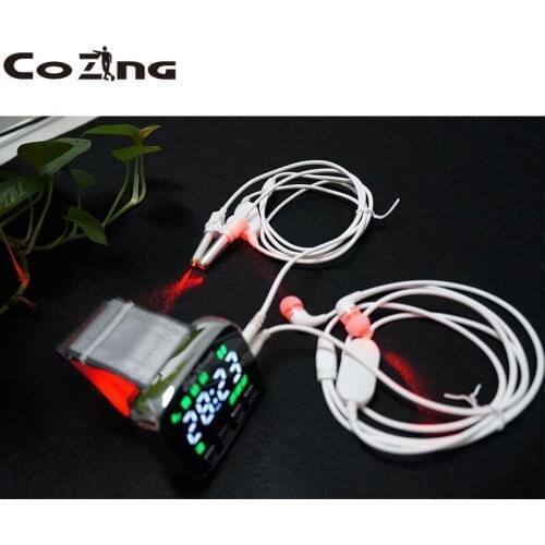 Semiconductor laser therapy watch 650nm cold laser acupuncture physical equipment for high cholesterol high biood fat