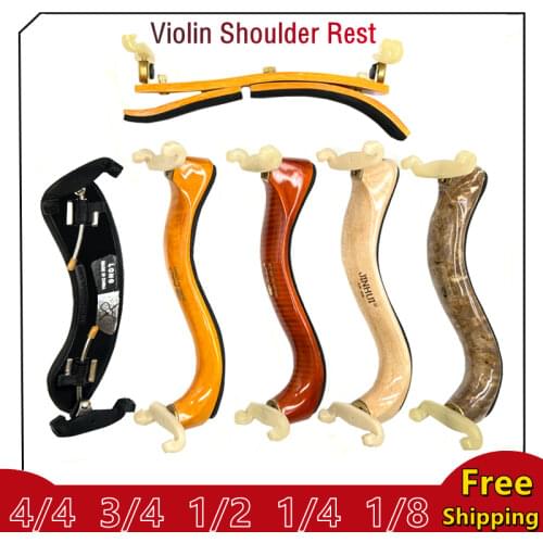 1pcs brand adjustable violin maple shoulder rest,violin part