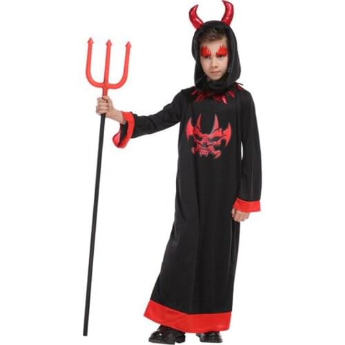 Shanghai Story Kids Devil Costume Deluxe Vampire Halloween Costume Fancy Dress Up For Children