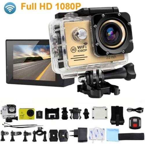 SJ7000R Sports Cameras 1080P Action Camera 12MP WiFi Sports Cameras 30M Waterproof 2.0LCD Full HD DVR Remote Control