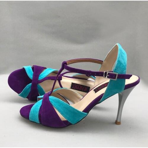 Sexy Flamenco Dance Shoes Argentina Tango Shoes pratice shoes MST6295PSBS Leather Hard Sole 7.5cm 9cm heel available
