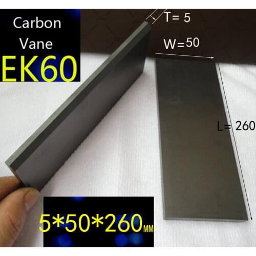 260*50*5MM DTA/VTA/KTA-140 vacuum pump carbon vanes graphite vane,carbon plate carbon vane5X50X260mm