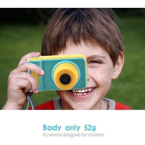 2MP Kids Children Digital Camera 1080P Video Camcorder 2.0 Inches Screen Anti-Drop Toys for Girls and Boys Birthday Gift