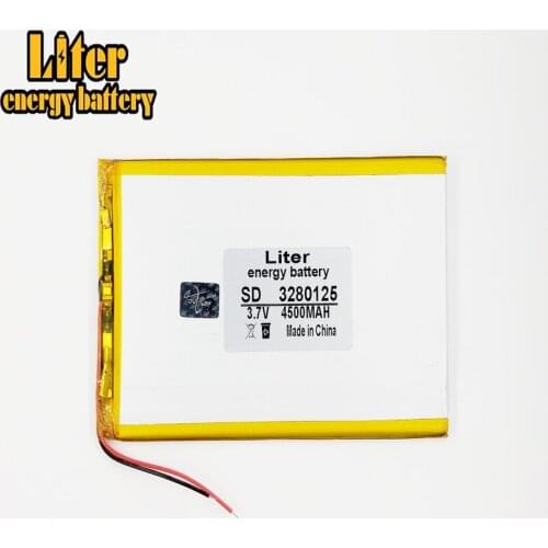 3280125 Tablet PC 8 cable with battery capacity 3.7V 4500 mA Universal Li-ion battery for tablet pc 7 inch 8 inch 9inch