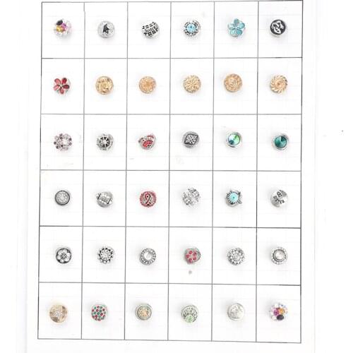 4pcs/lot Newest Snap Jewelry Bracelets Colorful Crystal Rhinestone Flower 12mm Metal Snap Buttons Fit DIY Snap Button Bracelet