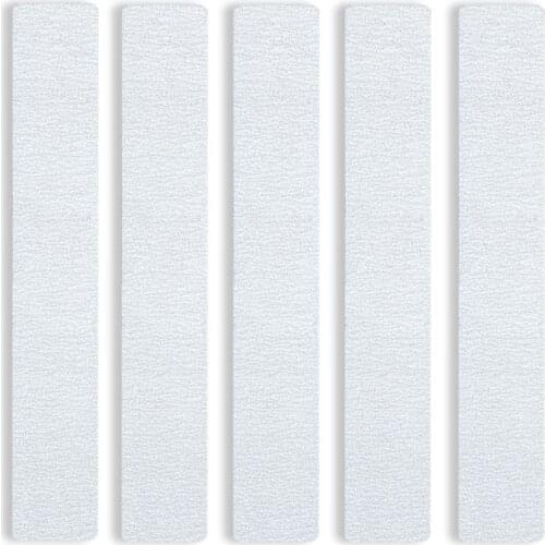 5 pcs Sandpaper Nail Files 100/180 Double Side Sanding Buffer Rectangle Block Set Grey Nail Files For UV Gel Polish Manicure