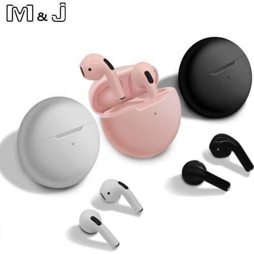 Air Pro 6 TWS Wireless Headphones With Mic Tws Bluetooth Earphone Earbuds Sport Running Earpiece For Apple iPhone Xiaomi Samsung