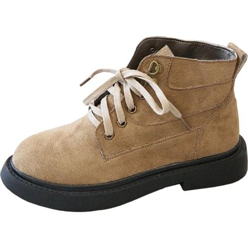 Martin Boots Motorcycle Boots Flat Casual Shoes The United States Retro Round Head With 2019 Autumn New Comfortable Wild Shoes