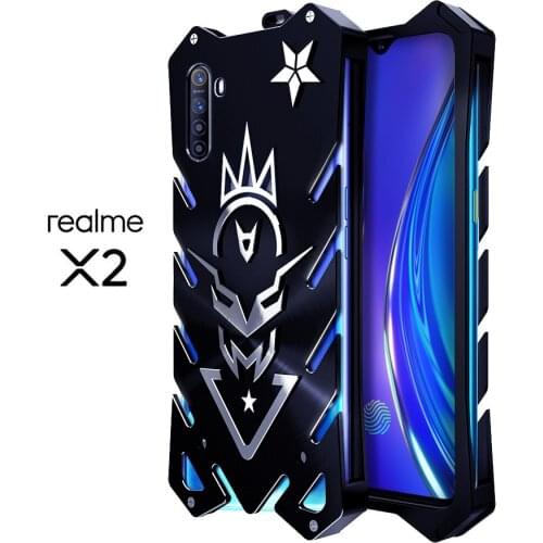 Realme XT X2 5 3 Pro Q X Lite K3 Luxury New Heavy Duty Armor Metal Aluminum Back Case For Realme X Lite F11 A5 A9 2020 Back Case
