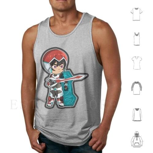 Chibi Paladin Keith Tank Tops Vest Sleeveless Voltron Voltron Voltron Red Lion Chibi Cute Adorable Keith Voltron Red