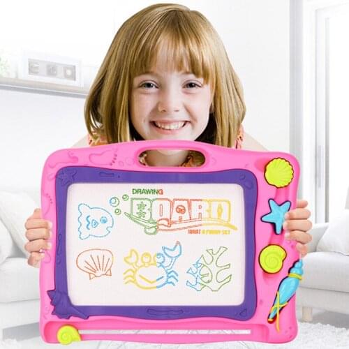 Childrens cartoon color magnetic graffiti toys preschool childrens writing and painting education tools for childrens gifts