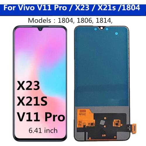 For VIVO X21S V1814 LCD Display Touch Screen Digitizer Assembly for vivo V11 PRO 1804 1806 Replace parts For Vivo V11pro lcd