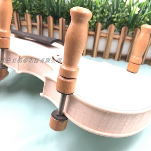Violin making/repair tools, 6 pcs simple root violin glueing clamp