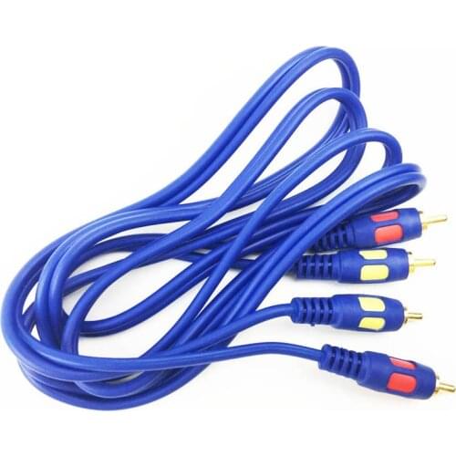 2RCA to 2 RCA Cable Male to Male Audio Cable for Home Theater DVD Amplifier TV audio Cable RCA Gold-Plated copper conductor