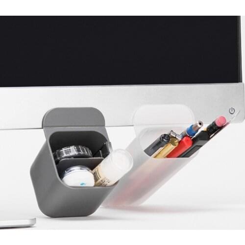 Creative Desktop Self-adhesive Pen Holder Multifunctional Desk Stationery Pencil Organizer Sundries stand Case for School Office