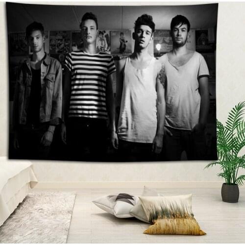 Hot Sale Custom High Quality The 1975 Wall Hanging HD Landscape 3D Printing Digital Printing Home Decoration Tapestry