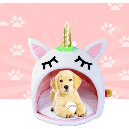 Manlin Catches Pet Kennel Kennel Cat Kennel Large and Small Kennel Hamster Kennel Unicorn Modeling Kennel Dog Beds