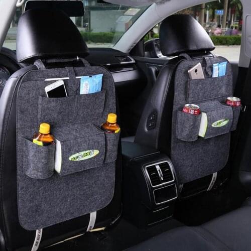Multifunction Car Back Seat Storage Bag Backrest Pockets Protector Organizer Auto Organizer Seat Accessories Asiento Almacenaje