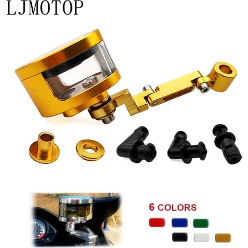 Motorcycle CNC Brake Fluid Reservoir Clutch Tank Oil Fluid Cup For Yamaha FZ09 FZ6 FAZER FZ6R FZ8 XJ6 DIVERSION XSR 700