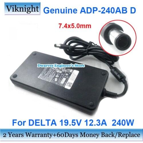 Genuine 19.5V 12.3A 120W AC Adapter Power Supply For DELTA/FLEXTRONICS/DELL M6500 M6600 M6700 M4700 M4800 Laptop Adapter Charger
