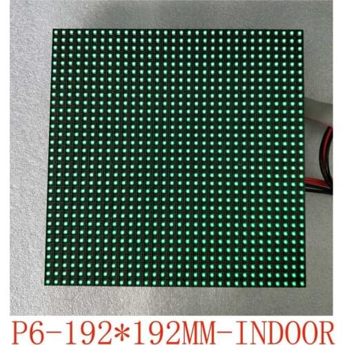 Indoor full color p6 led panel 192*192mm hun75 led screen module for indoor led display Meeting room Adverti