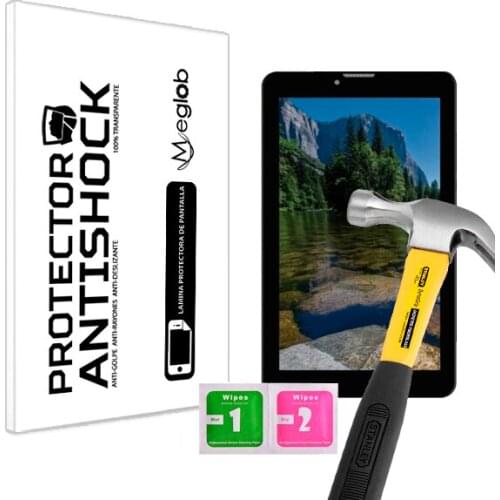 Screen protector Anti-Shock Anti-scratch Anti-Shatter compatible with Tablet Majestic TAB-657 4G