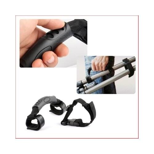 Adjustable Rubber Carrying Holder Handle Grip Buckle Strap Set for Support Tripods Monopod legs Light Stand Suspender