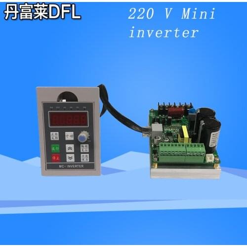 Frequency Regulator 220V Mini Inverter Naked Board Converter VFD for Motor Speed Control 200W 400W 750W