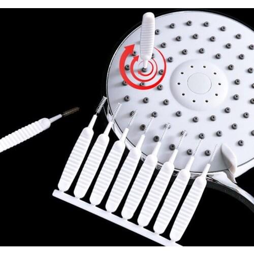 A Box Of Shower Head Anti-clogging Cleaning Brush Bottle Teapot Cleaning Pore Gap Testa Di Spazzola For Bathroom Phone Hole Tool