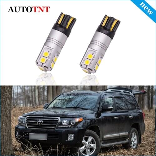 Canbus No Error T10 W5W LED lamps Clearance Parking Lights For Toyota Land Cruiser 200 100 80 Prado 150 120 90 Prius Mark II