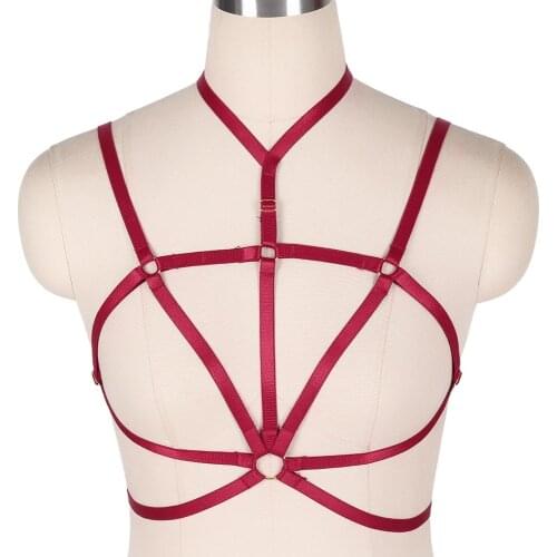 Womens Lingerie Body Garter Strap Belt Harness Bondage Cosplay Harajuku Bdsm Stockings Erotic Lingerie Sexy Cage Bra Costumes