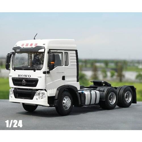 1:24 Trailer Head HOWO TX Alloy Transporter car Diecast Vehicle Model Toys Adult Gifts Metal Accessories Truck Traction Parts