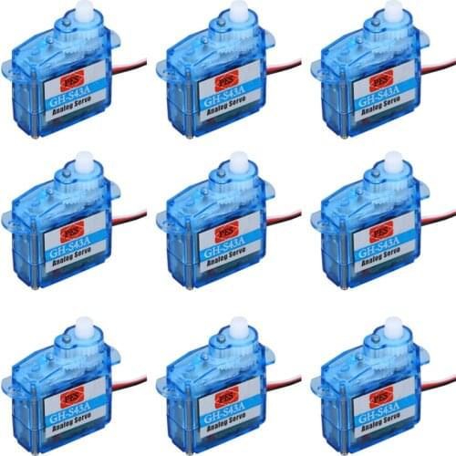 10pcs/lot GH-S43A 4.3g Micro Servo for for RC Drone Airplane Helicopter Car Model