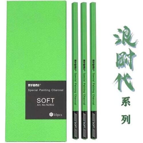 12pcs charcoal pencils for drawing Sketching soft charcoal medium charcoal hard charcoal art charcoal pencil art supplies