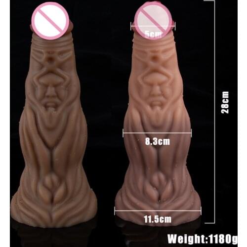 28*8.3cm Liquid silicone Anal Plug Silicone Big Butt Plug Prostate Massage Huge Dildo Vagina Anal Expansion Sex Toys For Women