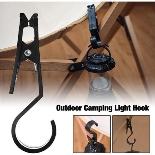 4 Pcs/set Outdoor Tent Canopy Cloth Clip Hook Holder Portable Multifunctional Tool Tent Pegs Camping Accessories