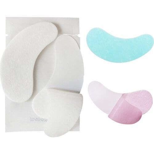 50pairs/pack Lint Free Sticker Wraps Eyelash Pads Eyelash Extension Paper Patches Eye Tips for Professional Make Up Tools