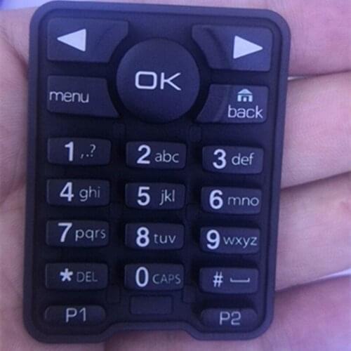 5X black the rubber keypad digital number keyboard for motorola XIR P8268 P8260 XPR6550 DGP6150 walkie talkie