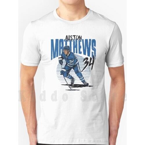 Auston Matthews For Fans T Shirt Cotton Men Diy Print Cool Tee Auston Matthews Hockey Leafs Auston Matthews Mitch Marner Canada