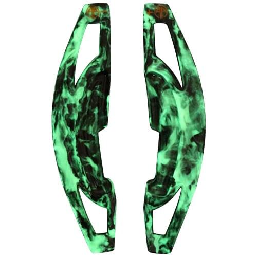 For BMW M Series F8x M2C M3 M4 M5 M6 Forged Fiber Luminous Steering Wheel Shift Paddle Shifter Extension Car-styling