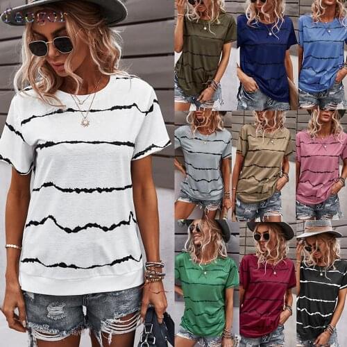 Женские хлопковые футболки Fnoce China At AliExpress