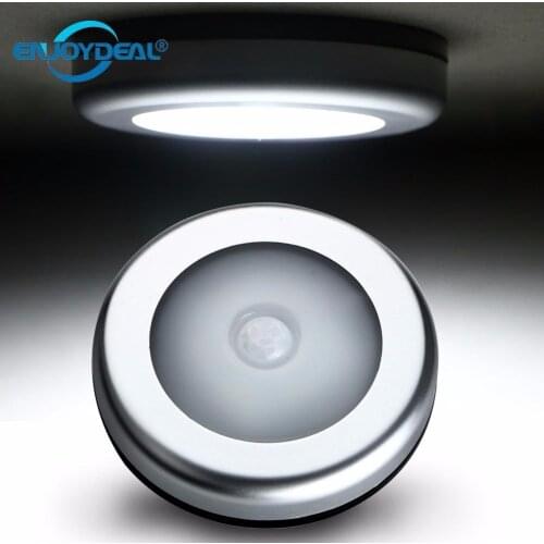 Hot Motion Sensor Activated Night light 6LED Home Closet Corridor Induction Lamp Cabinet Light Lanterna Battery Powered