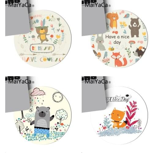 MaiYaCa Your Own Mats Cartoon animals Keyboard Gaming MousePads gaming Mouse pad For PC Laptop Notebook 20x20cm gamer desk pad