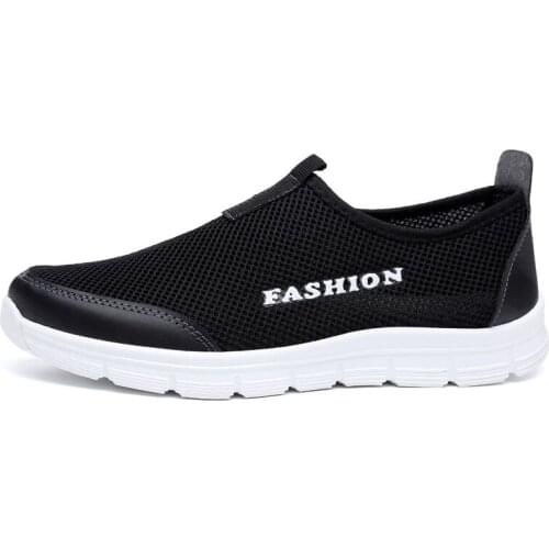 Breathable Mesh Casual Men Shoes Summer Sneakers Men Footwear Running Shoes Mens Lightweight Slip-on Sandals Zapatos De Hombre