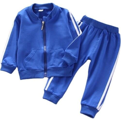 New Autumn Baby Fashion Clothes Children Boys Jacket Girls Pants 2pcs/set Spring Kids Infant Clothing Toddler Casual Tracksuit