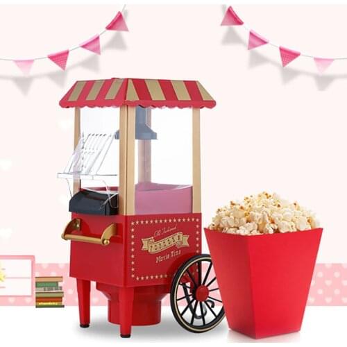 Wonderlife American plug Popcorn Machine Mini Small Popcorn Machine Blow-Type Popcorn Machine Household Electric Popcorn Machine