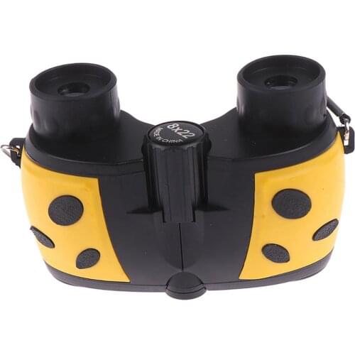 Cute Ladybug Plastic Children Binoculars Telescope Maginification For Kids Outdoor Games Grils Boys Toys Gift Observation Toy