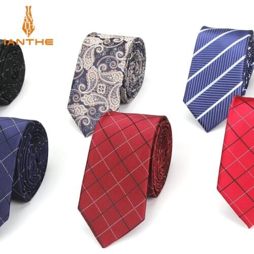 Men Gravata New Design Neck Plaid Striped Male Ties Formal Business Wedding Part Gravatas Jacquard Knit Mens Paisley Ties