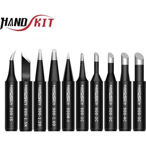 Lead-free Soldering Iron Tips Wholesale 900M Serise Sting Welding Tools 900M-T-K 900M-T-I 900M-T-IS For 936 Soldering Station