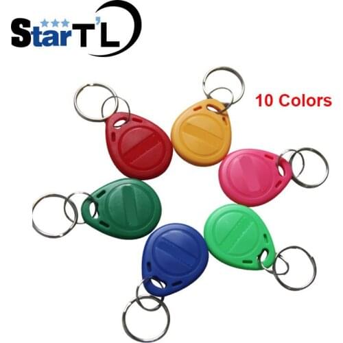 10 Pcs/lot EM4305 Copy Rewritable Writable Rewrite EM ID keyfobs RFID Tag Key Ring Card 125KHZ Proximity Token Access